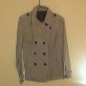 Black and white striped blazer